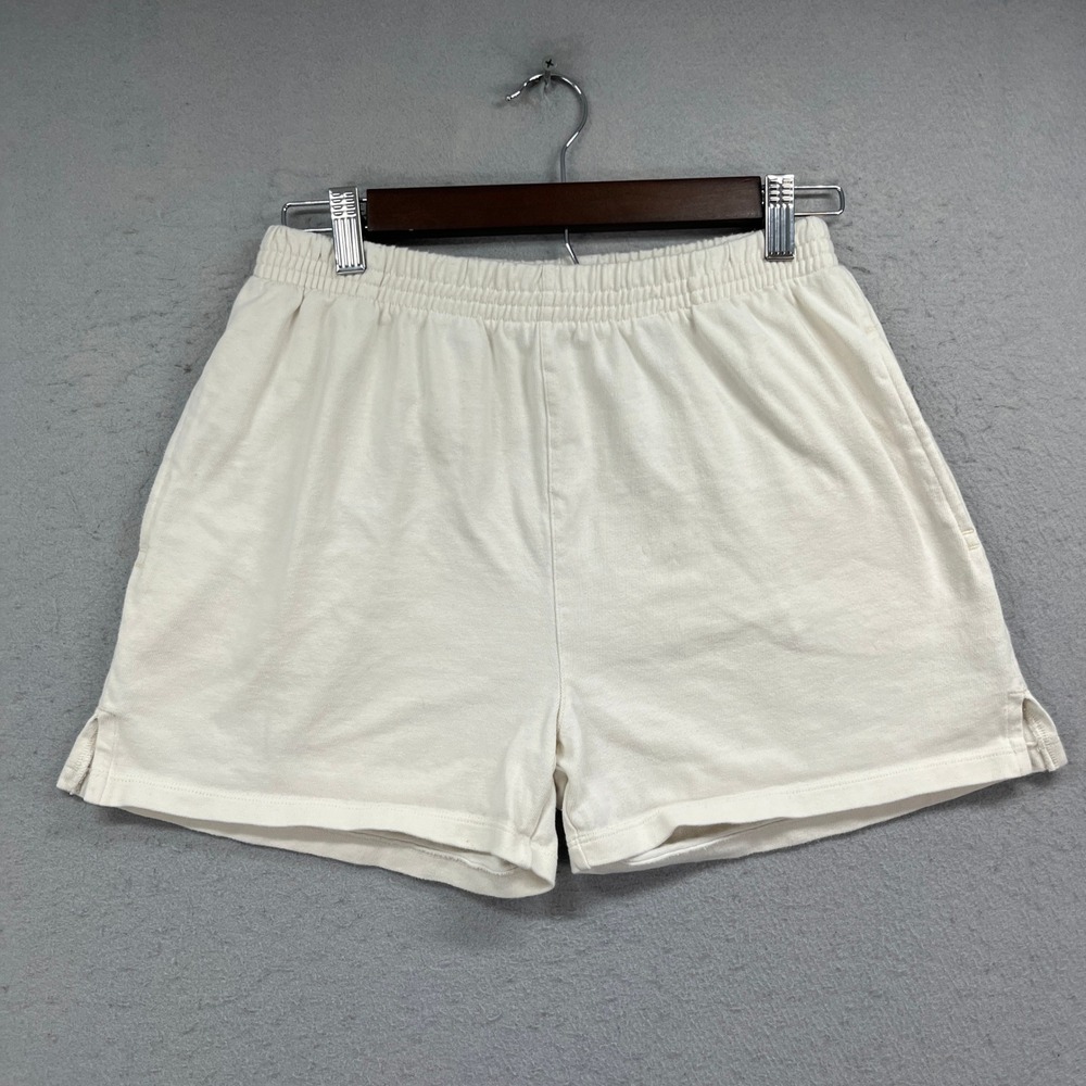 Brandy Melville Sweat Shorts Womens One Size Cream Rosa Lounge Pajama Basic Soft
